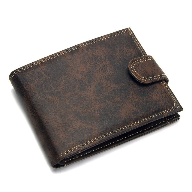 Soft PU Leather Short Men Wallet With Removable Card Slots Multifunction Small Coin Purse Male Card Holder Clutch Bag For Man