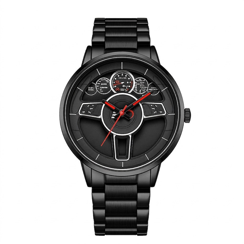 Stainless Steel Wheel Watch