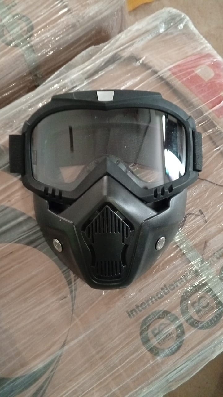 Motorcycle Helmet Mask - Biker Goggle Mask with UV Protection