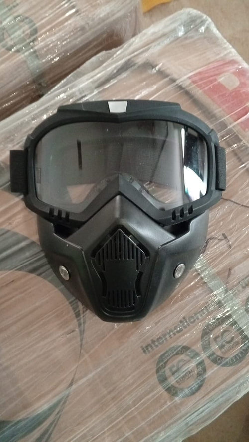 Motorcycle Helmet Mask - Biker Goggle Mask with UV Protection