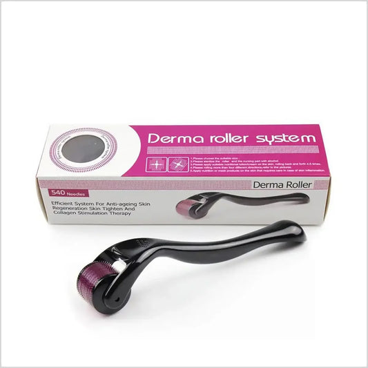 Derma Roller System 1.0 Mm Needles Facial Skin Care Tool for Home Use