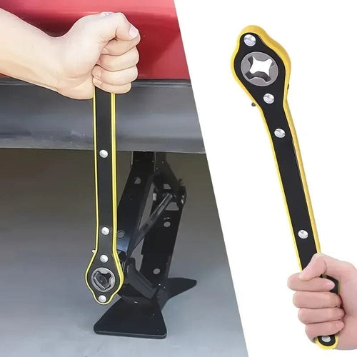 Universal Car Jack Ratchet Wrench|360 forward and reverse knob Labor-