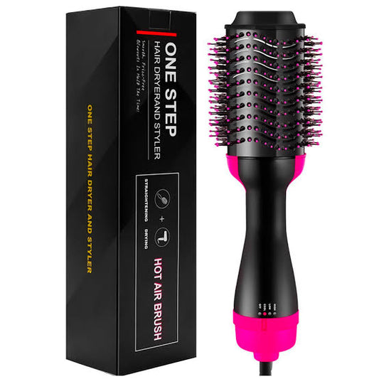 One Step 3-in-1 Hot Air Brush Hair Dryer Volumizer & Styler |