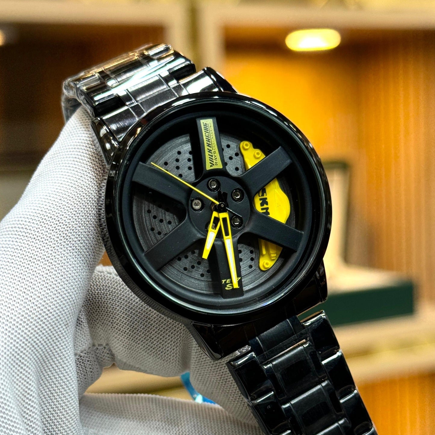 Stainless Steel Wheel Watch