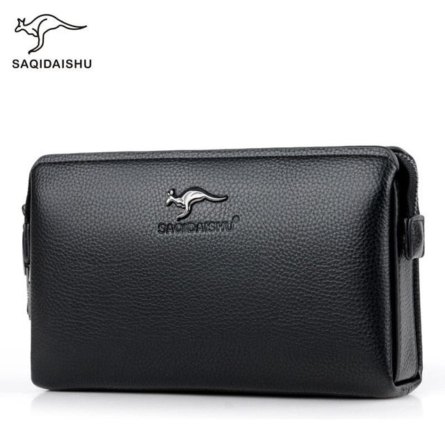 wallet Men's clutch bag anti-theft password lock male wallet business carteira antifurto mobile phone bag mens leather genuine