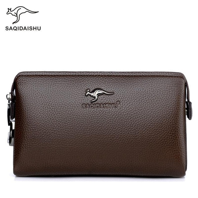 wallet Men's clutch bag anti-theft password lock male wallet business carteira antifurto mobile phone bag mens leather genuine