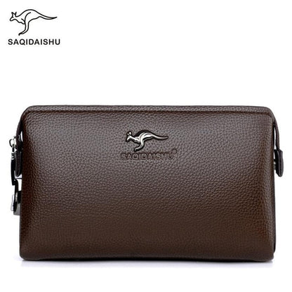 wallet Men's clutch bag anti-theft password lock male wallet business carteira antifurto mobile phone bag mens leather genuine